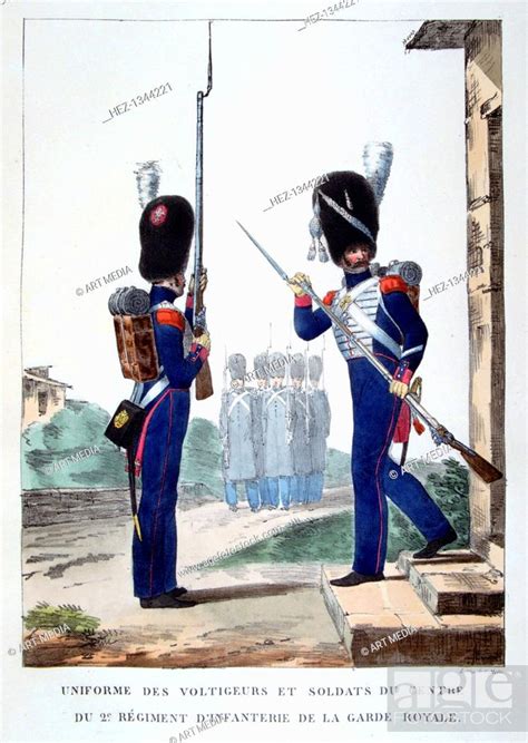 Uniforms Of The Soldiers Of The 2nd Infantry Regiment Of The French