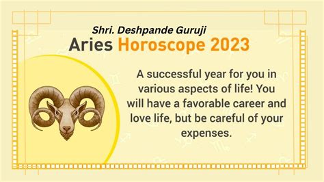 Aries Horoscope Aries Horoscope A Detailed Insight Into The