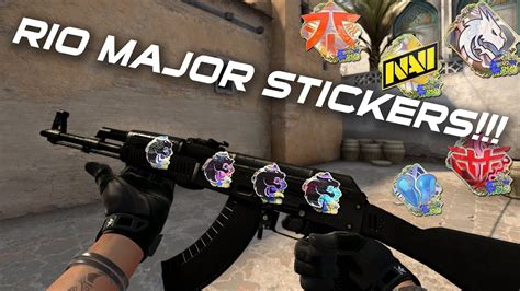 Csgo Iem Rio Major All Stickers Showcase K Fps Youtube