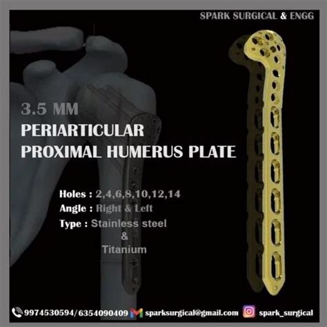 Mm Lcp Periarticular Humerus Plate At Rs Locking Compression