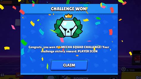 Brawl Stars Winningthe Mecha Squad Challenge Youtube