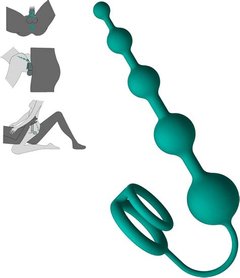 Tusuuo Tap N Anal Con Cuentas Y Anillos Para El Pene Juguetes Sexuales Anales Para Adultos