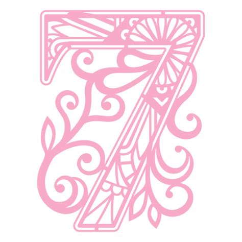 Design Png E Svg De Mandala Monogramas Redemoinho Femenino Para