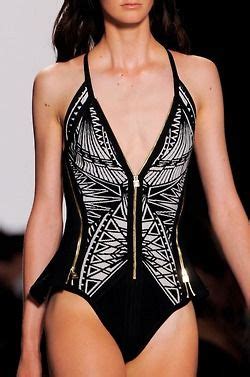 Hervé Léger by Max Azria SS 2014 Fashion Swimsuit fashion Swimwear