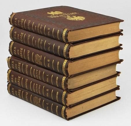 War And Peace First American Edition Complete In Six 6 Volumes By