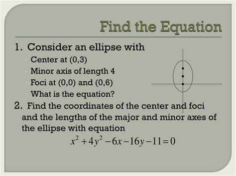 Ppt The Ellipse Powerpoint Presentation Free Download Id 3144464