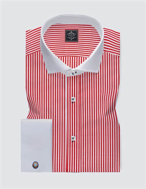 White And Red Striped Shirt Striped Shirts Mens Dress Shirts Luxury 1 Mens Shirt Dress