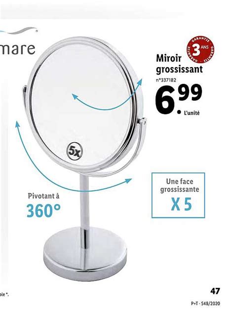 Promo Miroir Grossissant Chez Lidl ICatalogue Fr