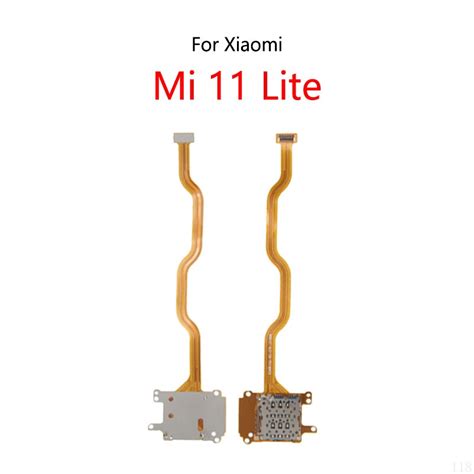 Sim Card Slot Holder Tray Slot Reader Socket Flex Cable For Xiaomi Mi 11 Lite 5g Aliexpress