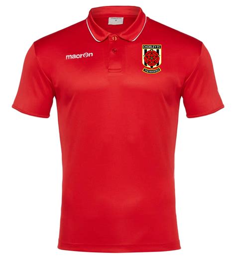 Players Training Polo - Red | Chorley FC | Chorley FC Web