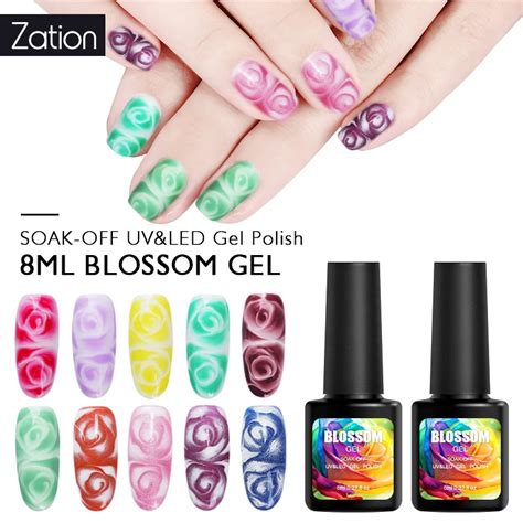 Zation Blossom Nail Gel Nail Art DIY Magic Blooming Effect Gel Polish