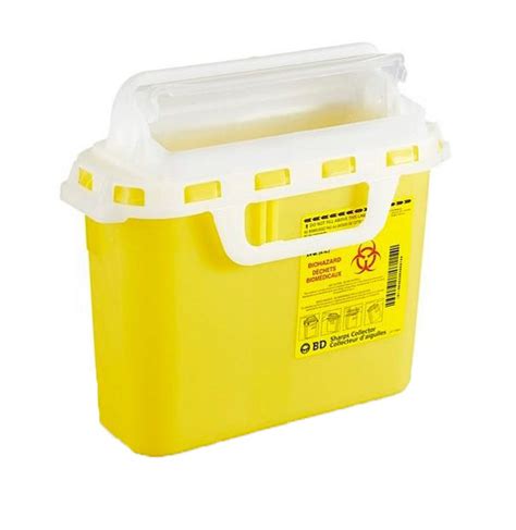 Biohazard Sharps Container - 5.1L - Diamond Athletic