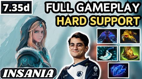 Avg Mmr Insania Crystal Maiden Hard Support Gameplay Assists