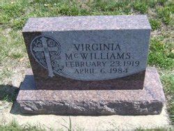 Virginia Ilo Olmstead Mcwilliams Homenaje De Find A Grave