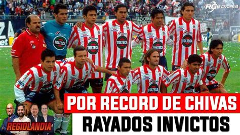 Rayados busca récord que tiene Chivas del 2001 YouTube