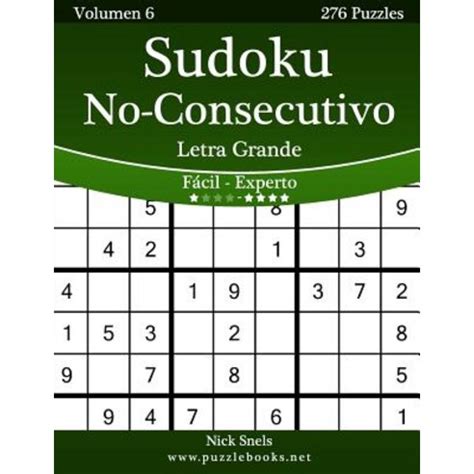 Sudoku No Consecutivo Impresiones Con Letra Grande De Facil A Experto