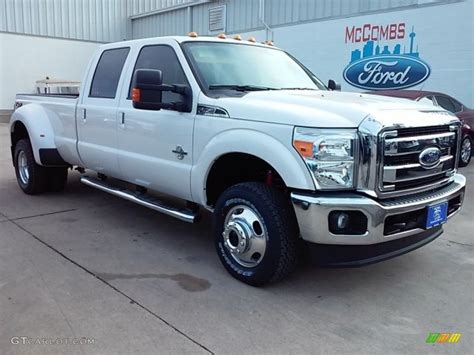 2016 White Platinum Metallic Ford F350 Super Duty Lariat Crew Cab 4x4