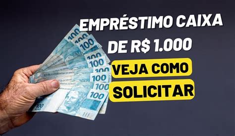 Empréstimo Da Caixa Veja Como Solicitar O Microcrédito De Até R 1