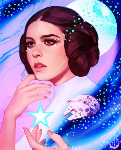 Princess Leia Star Wars Art Print 8x10 Inch Open Edition - Etsy