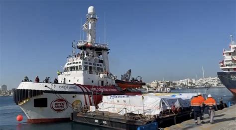 First Aid Ship Departs For Gaza With 200 Tonnes Of Food Jewish News