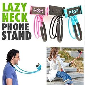 Cospex Lazy Hanging Neck Phone Stands Necklace Cell Phone Support