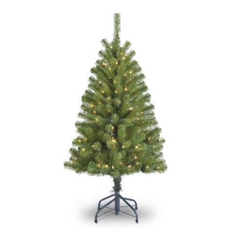 Holiday Home 4' Fir Pre-Lit Christmas Tree- Clear Lights, 1 ct - Smith’s Food and Drug