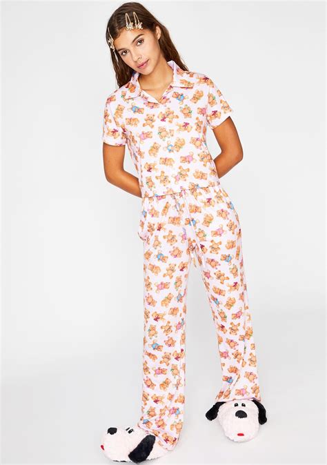 Delias By Dolls Kill Double Stuffed Pajama Set Cute Pajama Sets Cute