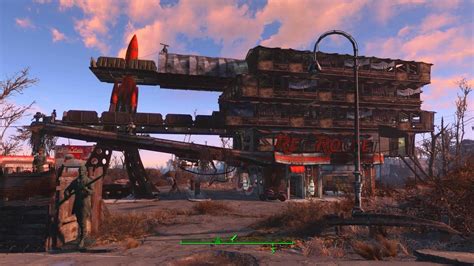 Just Completed Building Epic Fallout Settlement Red Rocket