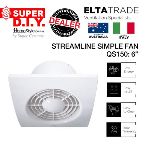 Elta Trade Qs Streamline Axial Fan Lazada