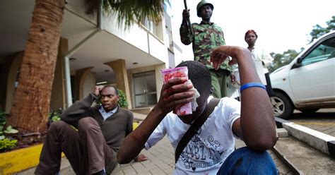 Kenyan Riot Police Beat Protesting Students