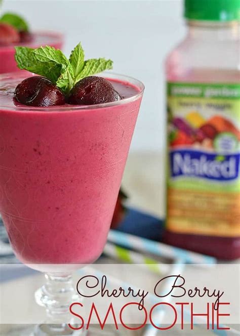 Cherry Berry Smoothie | Kitchen Meets Girl