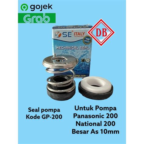 Jual SEAL POMPA GP 200 NATIONAL PANASONIC 200watt MECHANICAL SEAL POMPA