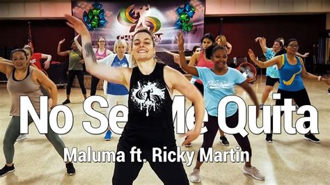 No Se Me Quita Maluma Ft Ricky Martin Dance L Chakaboomfitness