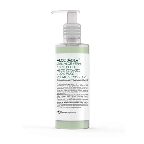 BOTÁNICAPHARMA Aloe Sábila Gel Aloe Vera 100 Puro 250ml Miravia