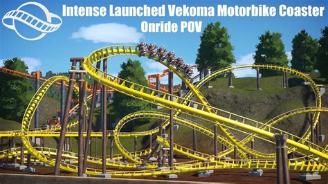 Intense Vekoma Launched Motorbike Coaster Onride Pov Planet