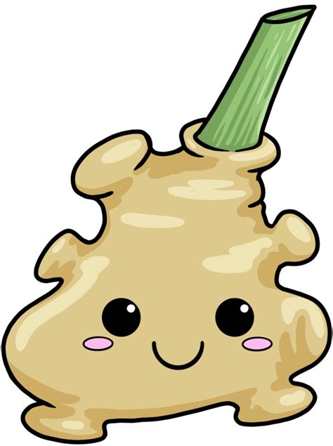 Colorful Cute Cartoon Vegetable Ginger 9665826 PNG