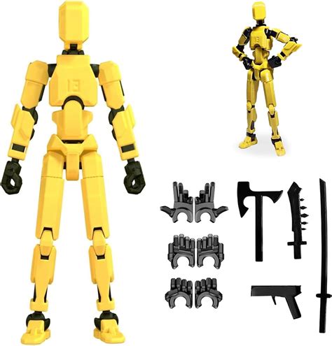 Assembly Completed T13 Action Figure Lucky Robot 13 Action Figure Titan 13 Action