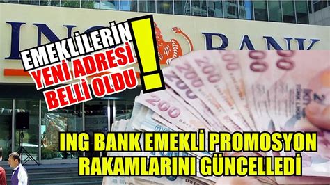 Emeklilerin Yeni Adresi Belli Oldu Ing Bank Emekli Promosyon