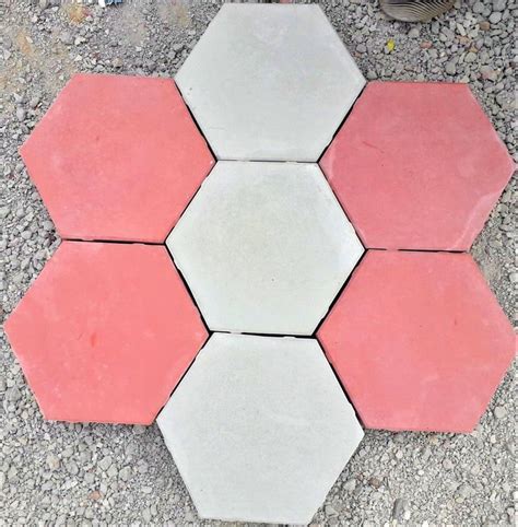 60 Mm Hexagon Concrete Paver Block At Rs 45 Sq Ft Paver Block In