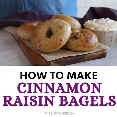 Easy Homemade Cinnamon Raisin Bagels Artofit