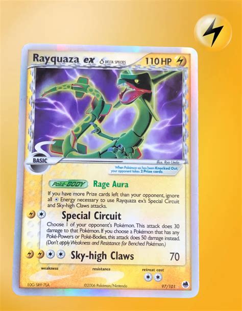 Rayquaza Ex Delta Species Ex Dragon Frontiers Mp Tcg