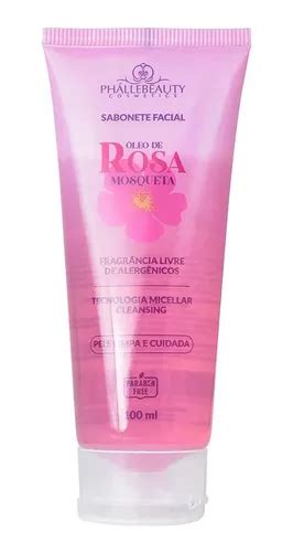 Sabonete Facial Rosa Mosqueta Ph Llebeauty Ml Mercadolivre