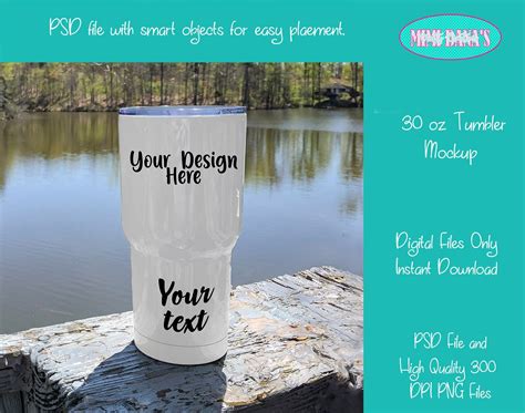 30 Oz Tumbler Mockup Sublimation Transfer Sublimation Etsy