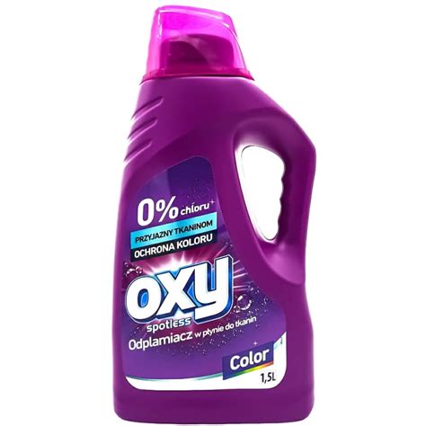 OXY Spotless Color odplamiacz w płynie do koloru 1 5 L AGDwSIECI pl