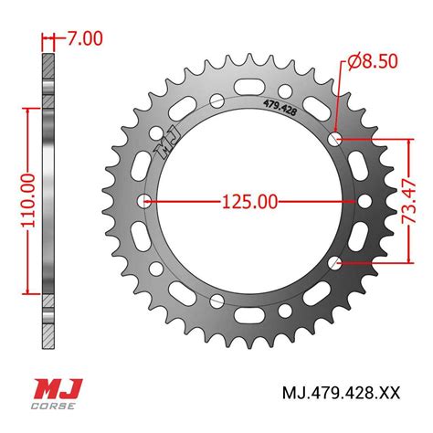 Couronne Mj Compatible Avec Sherco Sm Mj Corse