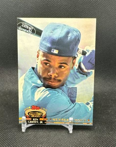 1992 TOPPS STADIUM Club 603 Members Choice Ken Griffey Jr Seattle