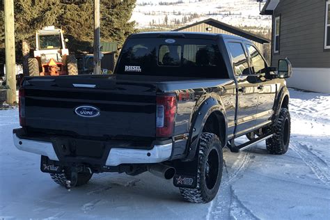 2017 2020 F250 And F350 Egr Bolt On Style Shadow Black Fender Flares 793914 G1