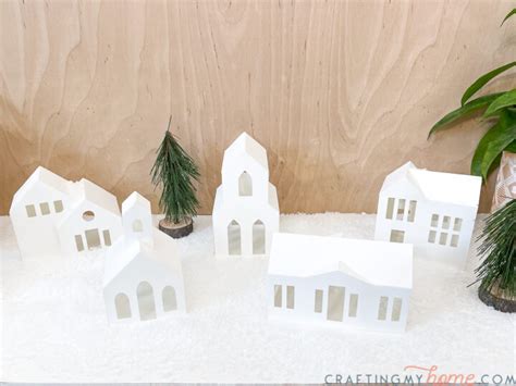 Beautiful Paper Christmas Village DIY Crafting My Home