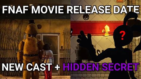 FNAF Movie RELEASE DATE Vannys NOT Included New Cast FNAF