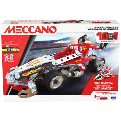 Buy Meccano In Racing Vehicles Stem Model Building Kit With